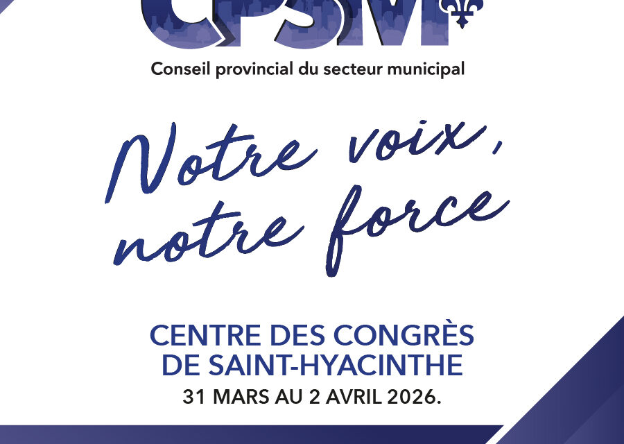 J-4 avant le Congrès du CPSM !